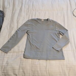 Gray Catalyst sport-tek long sleeve shirt size Small